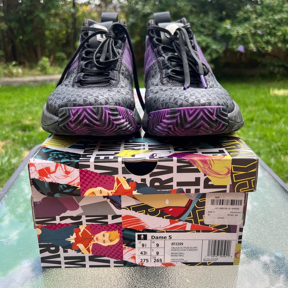 Adidas Dame 5 - Black Panther